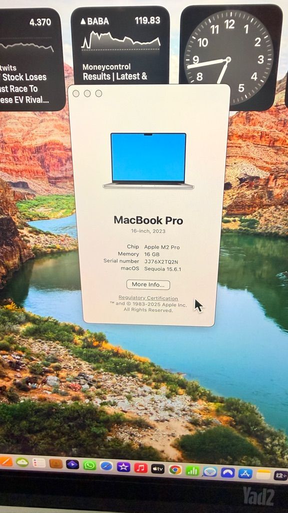 MacBook pro 16 M2