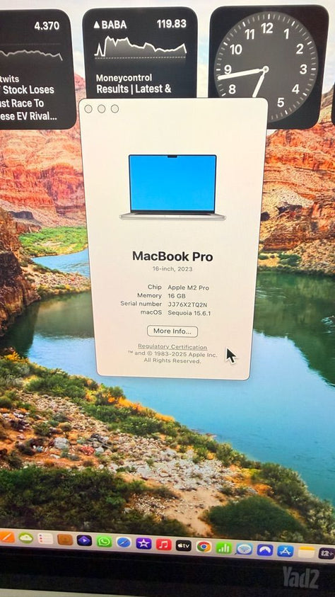 MacBook pro 16 M2