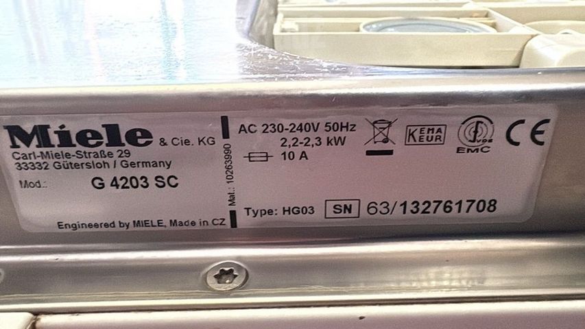 מדיח Miele G 4203 SC 
