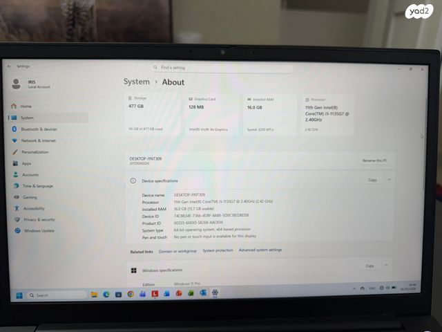 Lenovo ThinkPad i5 16GB SSD