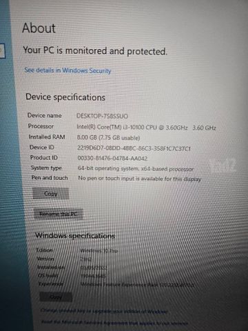 Dell i3 דור 10 256g