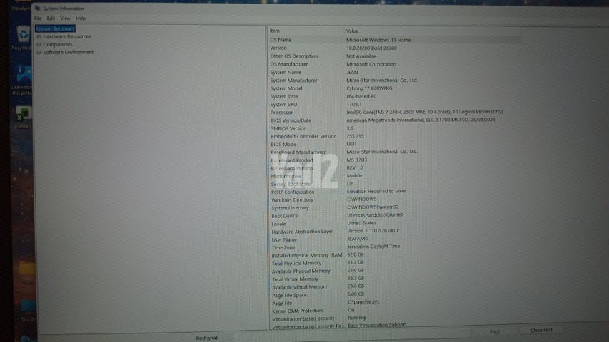 MSI Cyborg 17 B2RWFKG-010FR