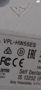 SONY VPL-HW55ES שמור כחדש