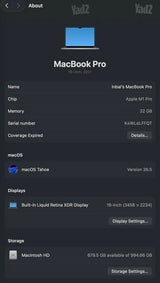 MacBook Pro 16" במצב מצוין
