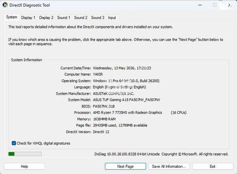 Asus Tuf Gaming A15