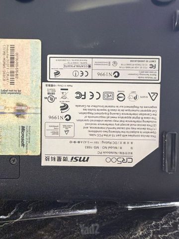 מחשב נייד msi ms-1683