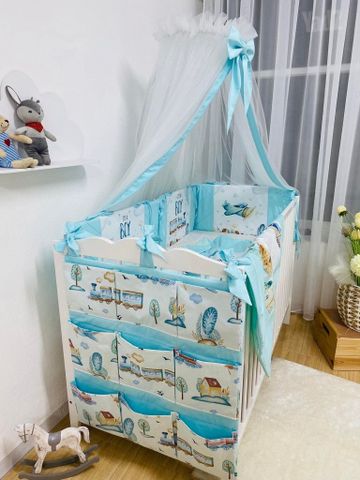 סט מצעים לעריסה
