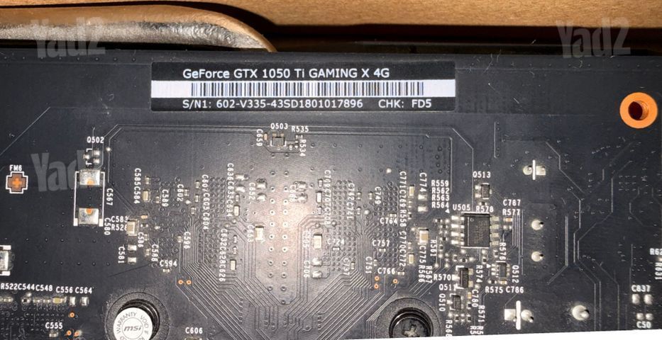 GeForce GTX 1050 Ti GAMING X4G