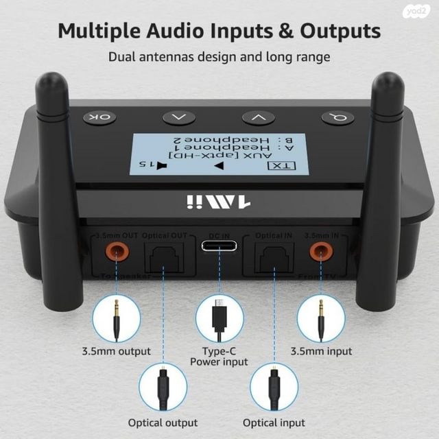 Bluetooth 5.3 דגם 1Mii B03