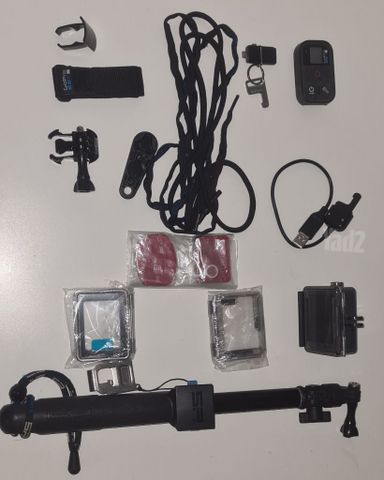 מצלמת go-pro + אביזרים