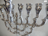 חנוכיית כסף 28 ס"מ