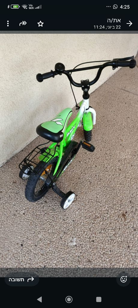 אופניים לילדים מידה 12
