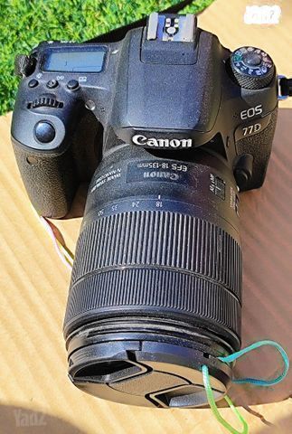 מצלמה CANON 77D ועדשה EF18-135