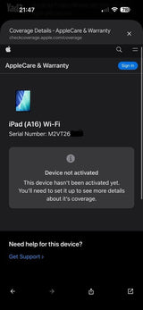 Ipad A16 128Gb WIFI
