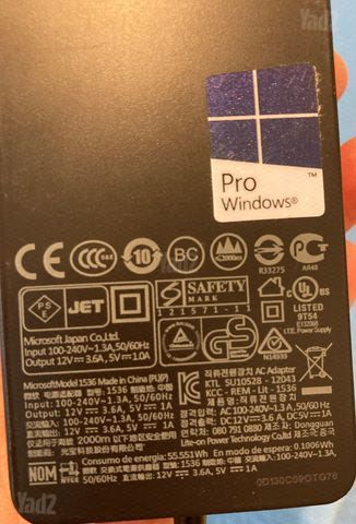 מטען מקורי ל Surface 1514