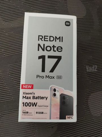 Xiaomi note 17 pro max 512