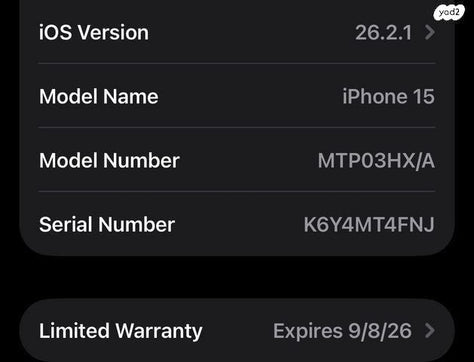 אייפון 15 - 100% בריאות סוללה
