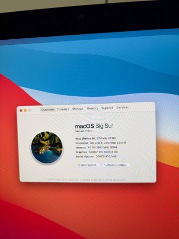 iMac 2019 27” - 5K - i9