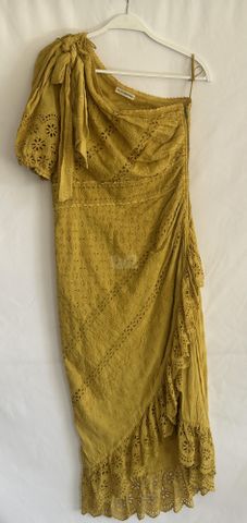 שמלת חרדל ULLA JOHNSON