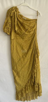 שמלת חרדל ULLA JOHNSON