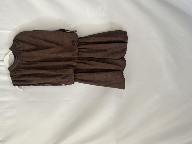 שמלת מיני במרקם חום ZARA