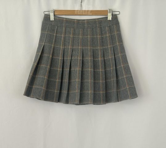 חצאית פליסה משובצת ZARA
