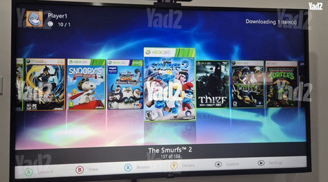 Xbox 360 עם 150 משחקים