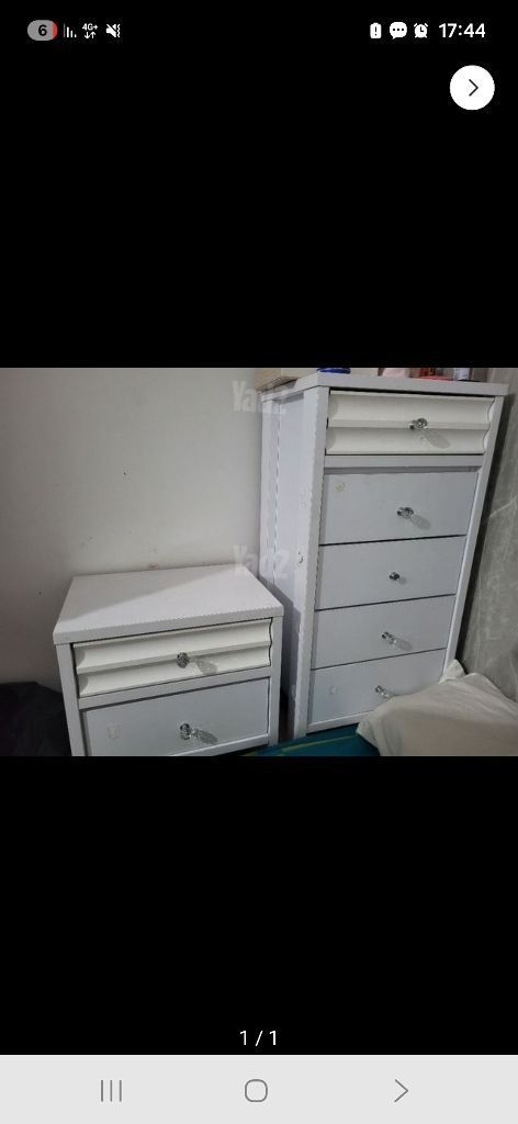 מיטה כולל קומודות שידות ומראה