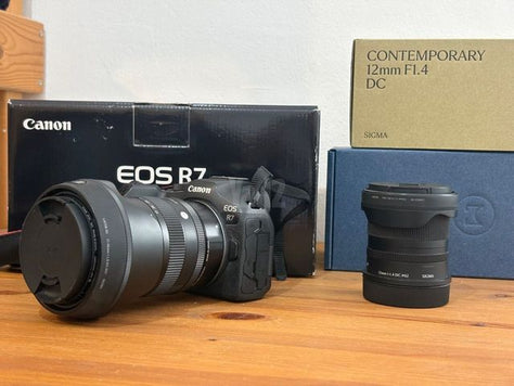 Canon R7 מצלמה קנון עם עדשות