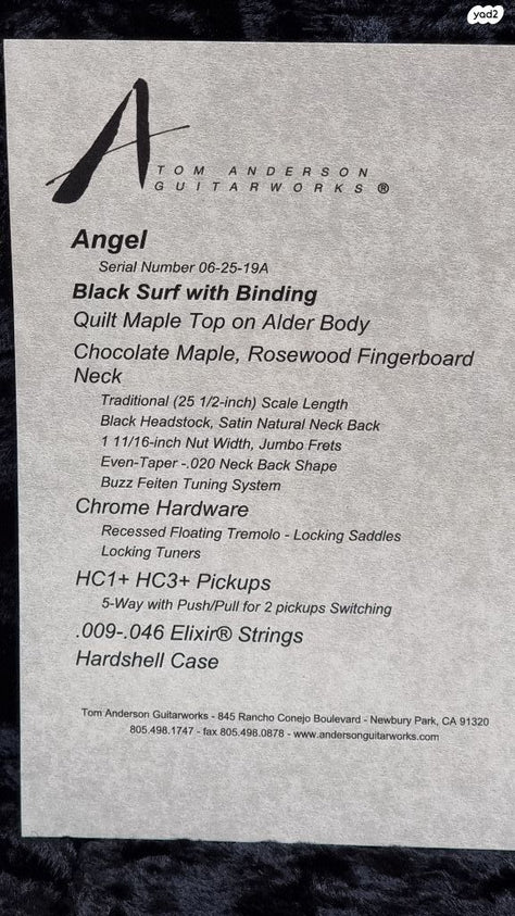 Tom Anderson Angel