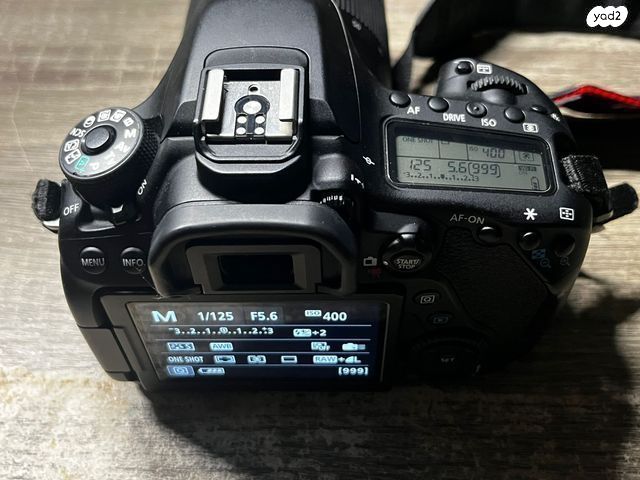 מצלמה Canon 80D + 18-135 USM
