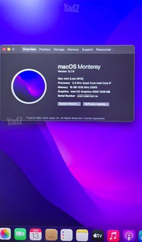ֿMac mini i7 16GB 480GB SSD
