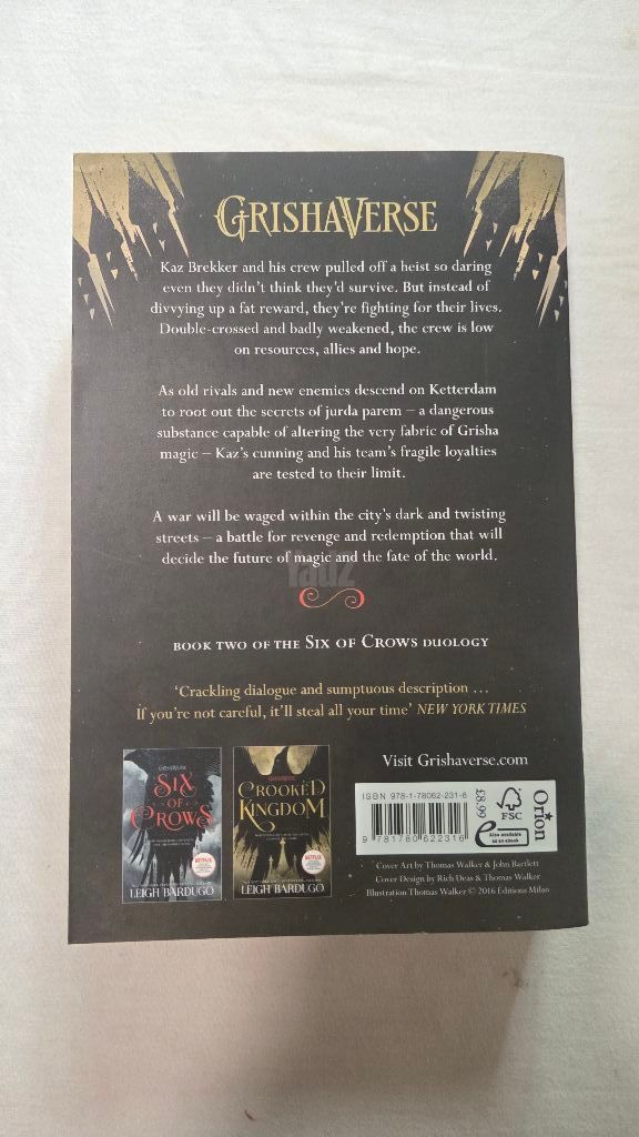 ספר crooked kingdom