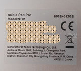 טאבלט ZTE Nubia Pad Pro