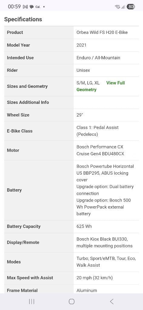 אופני Orbea wild 2021