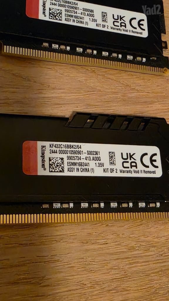 RAM 64GB (32×2) DDR4 3200MHz