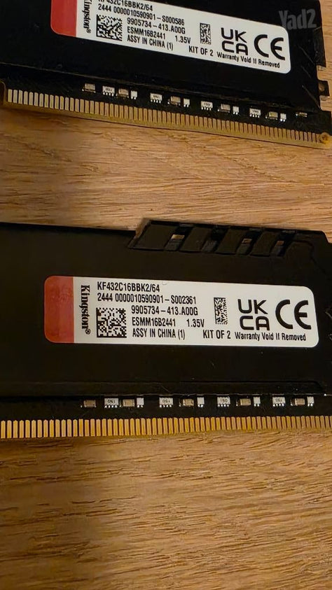 RAM 64GB (32×2) DDR4 3200MHz