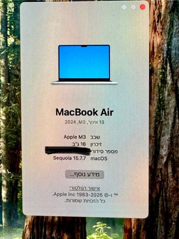 Macbook air m3