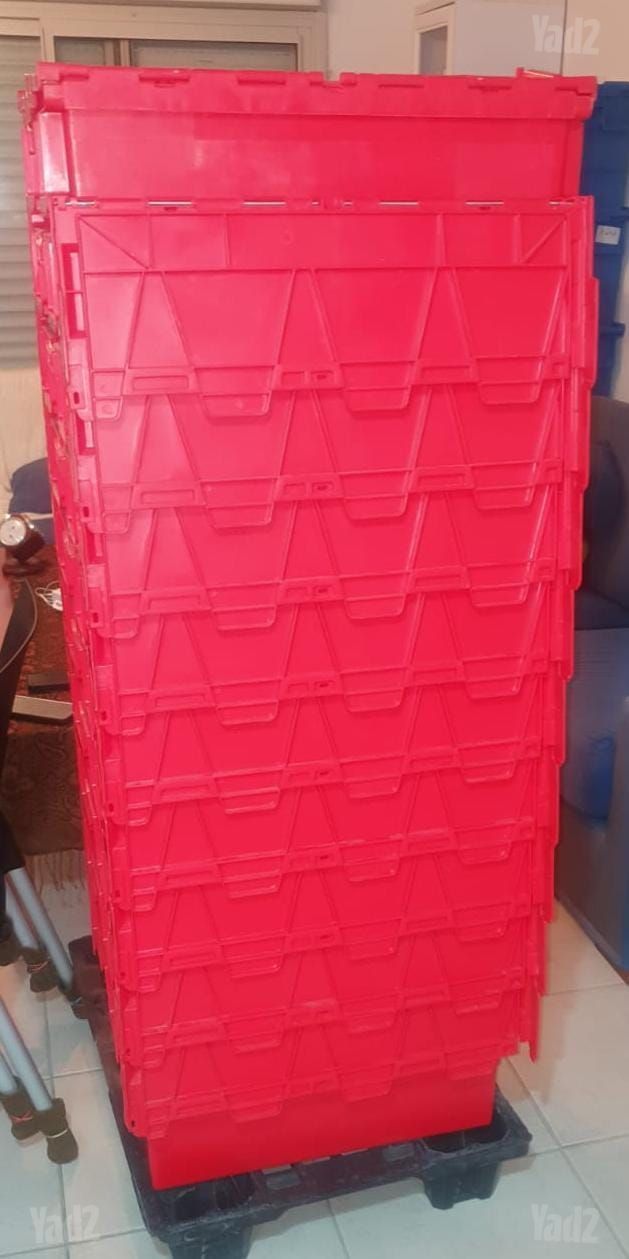 10 ארגזי פלסטיק 60*40*36.5