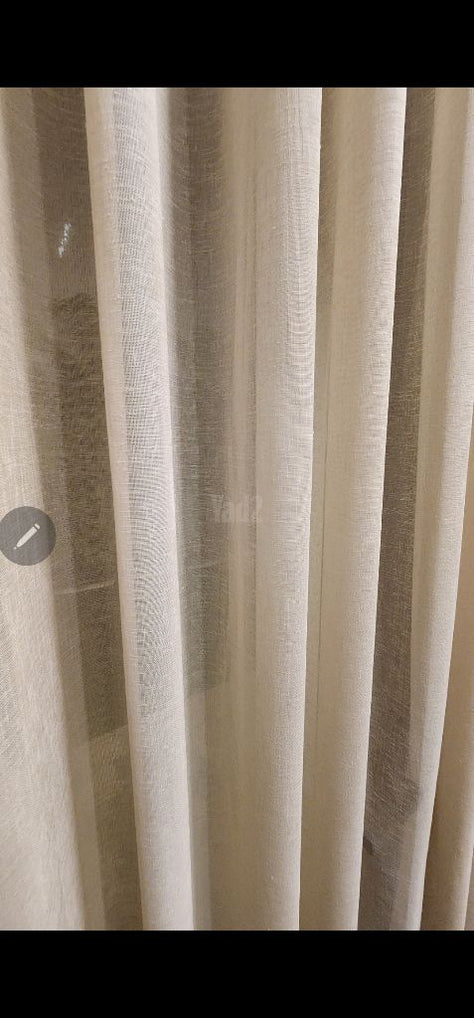וילון פשתן