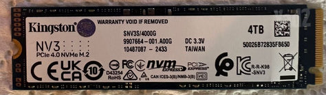SSD NVMe Kingston NV3 4TB