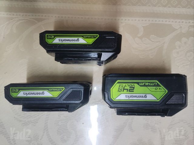 סט כלים נטענים Greenworks
