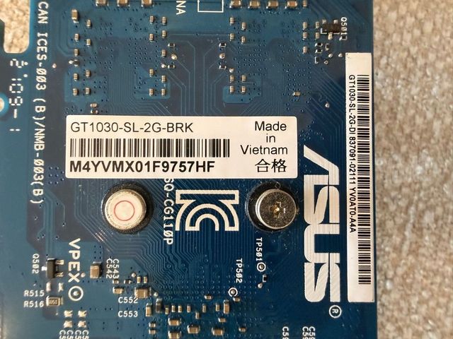 GT 1030 Low Profile