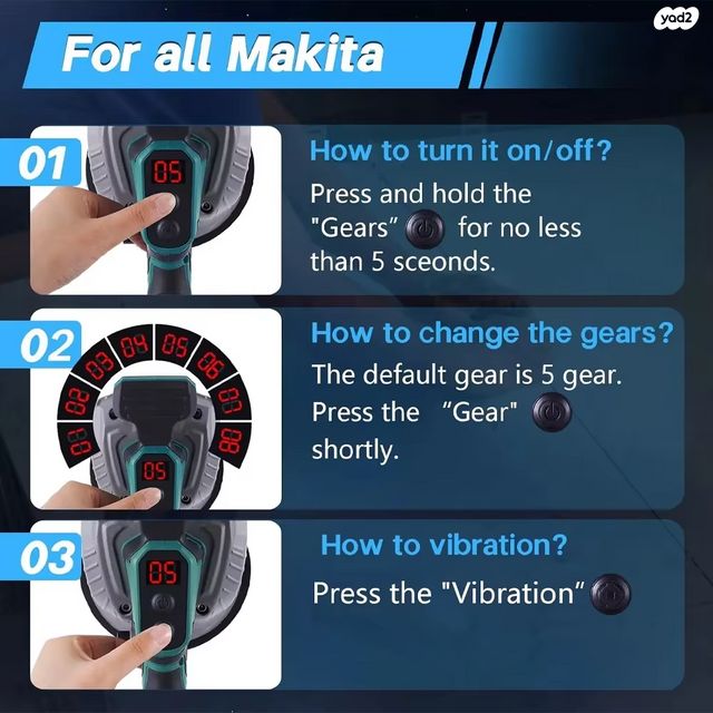 מכונת ריצוף MAKITA