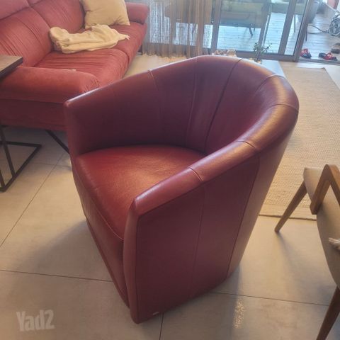 כורסת עור  Italsofa (Natuzzi)