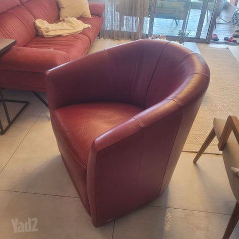 כורסת עור  Italsofa (Natuzzi)