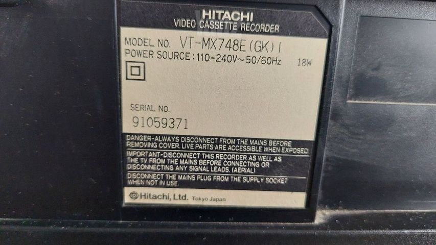 VCR Hitachi MX748E DA4Heads