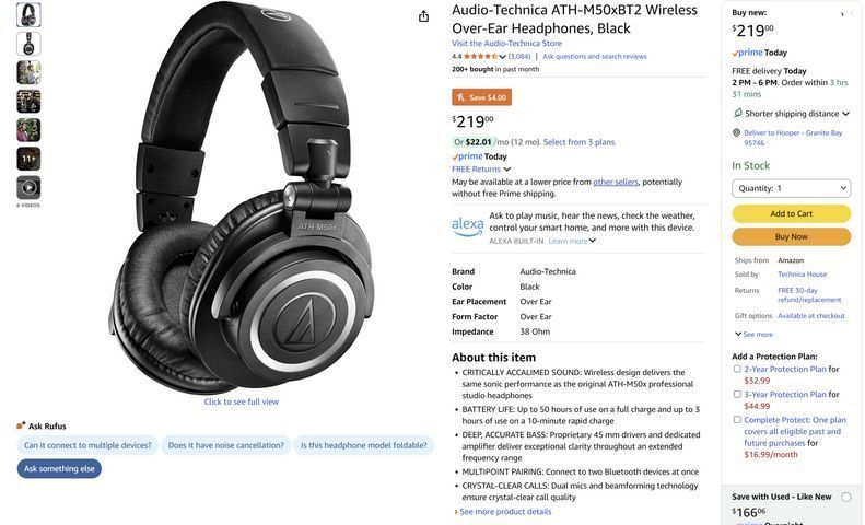 Audio-Technica ATH-M50xBT2
