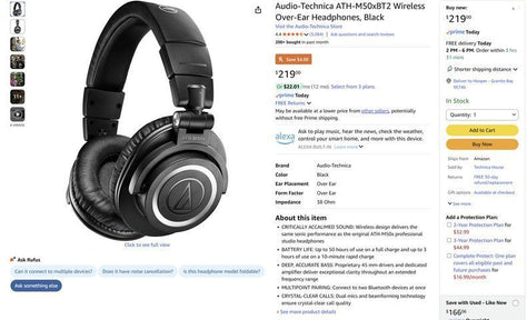 Audio-Technica ATH-M50xBT2