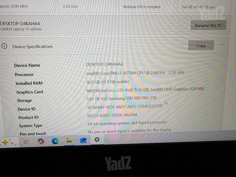 OMEN Laptop 15-ek0xxx